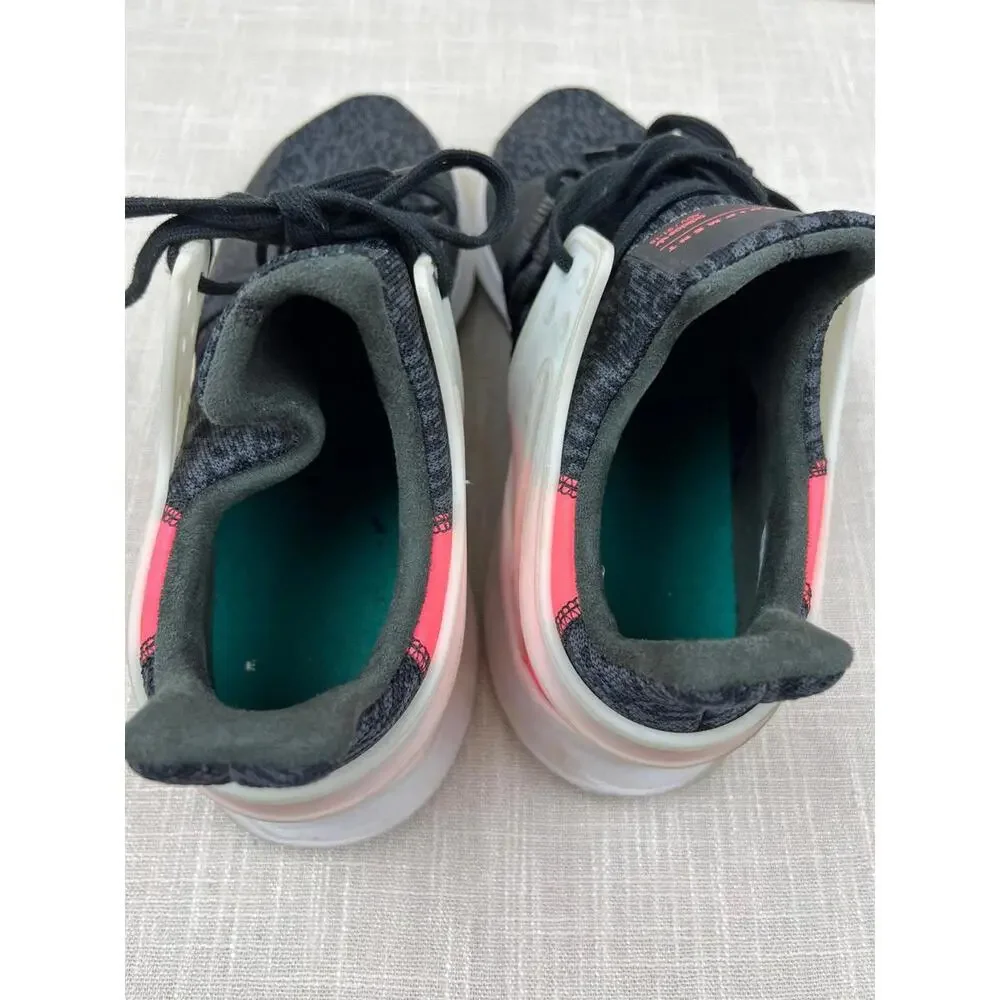 Adidas Men's Sneakers Size 11.5 Black with Pink and White‎ Accents